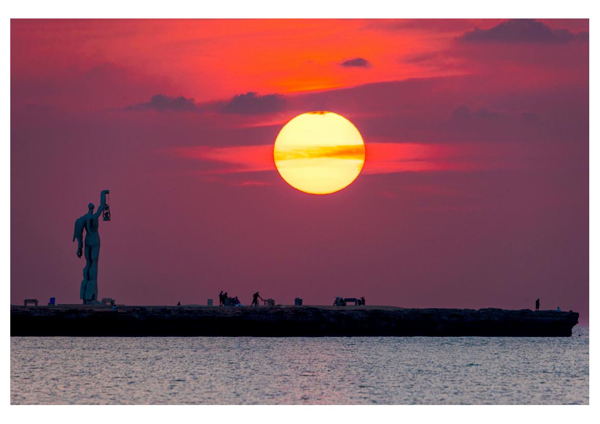 Golden hour · Red Sea