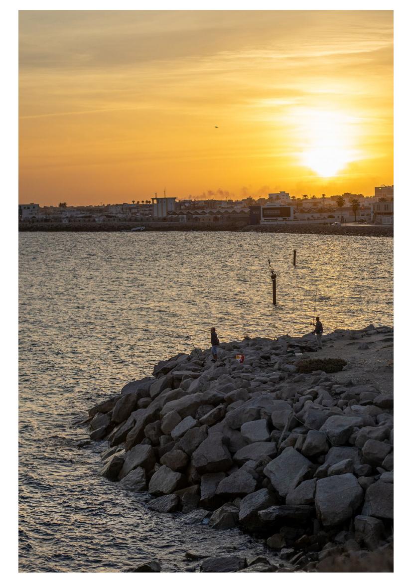 Fishermen on the rocks